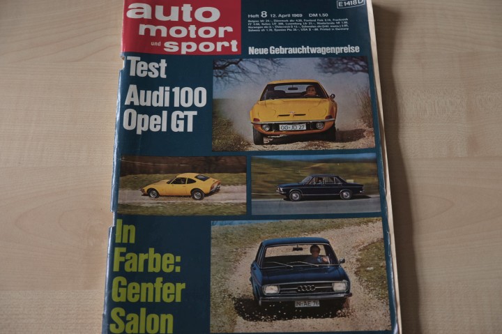 Deckblatt Auto Motor und Sport (08/1969)